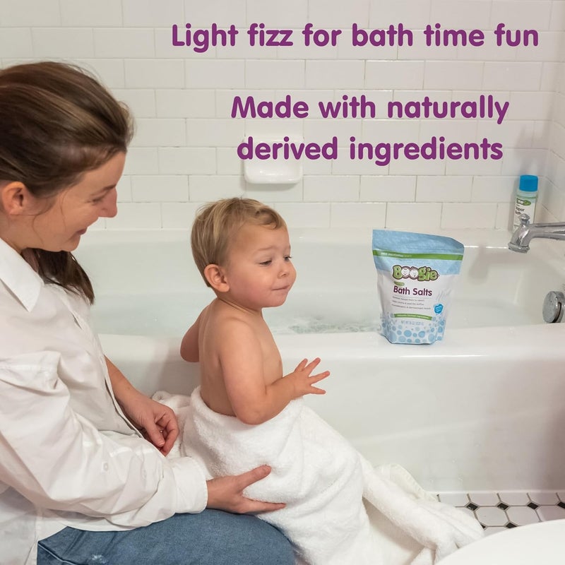 Boogie Kids Soothing Bath Salts, Hypoallergenic, Naturally Derived, Made with Natural Essential Oils, 36oz Eucalyptus (Pack of 1) - Image 2
